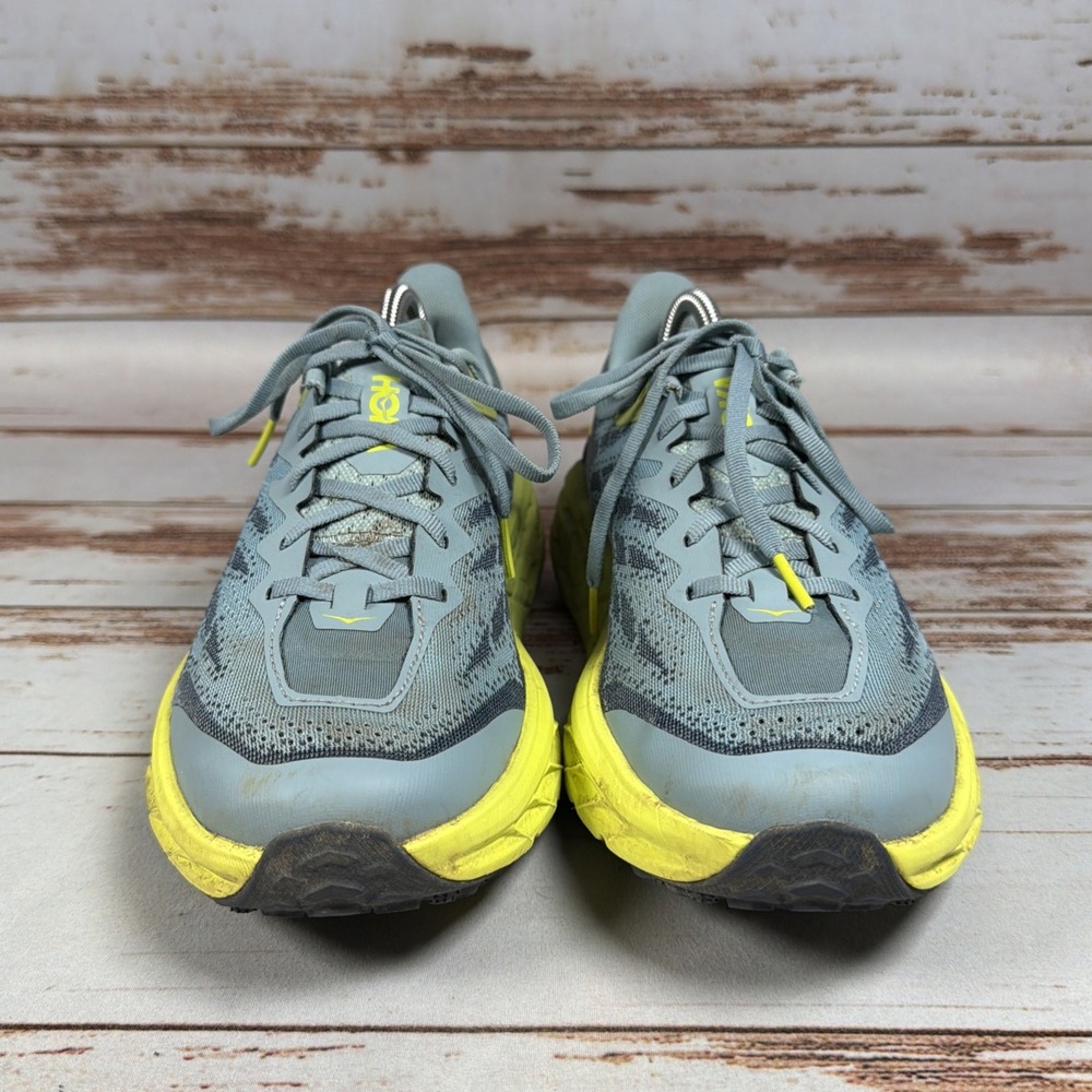 Hoka Mens Speedgoat 5 Low Trail Running Shoes Size 9 D Blue Sneaker